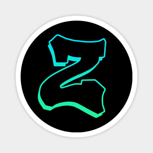 Letter Z - Outline Magnet